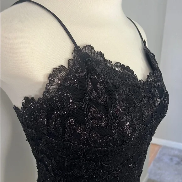 Betsey Johnson Vintage Black Lace Camisole & Pant Outfit - Picture 5 of 11